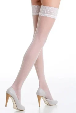 Bas Autofixant Couture Blanc Celia Fiore