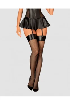 Bas Fetish Résille Et Wetlook -L’Éveil Sensuel Soldes bas fetish resille et wetlook 5