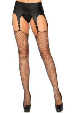 Bas Résille 3 Coloris Sans Jarretière Strass Effet Diamant