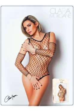 Body Et Mitaines Large Résille -L’Éveil Sensuel Soldes body et mitaines large resille 2