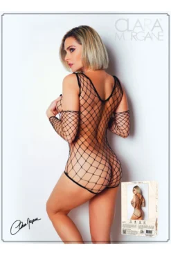 Body Et Mitaines Large Résille -L’Éveil Sensuel Soldes body et mitaines large resille 3