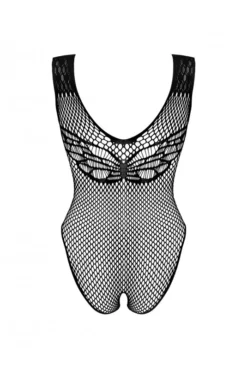 Body Ouvert à Motif Noir -L’Éveil Sensuel Soldes body ouvert a motif noir 3