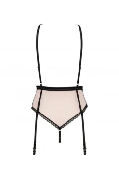 Body Rose à Jarretelles Lilines -L’Éveil Sensuel Soldes body rose a jarretelles lilines 3