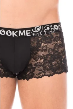 Boxer Homme Dentelle Délicate Noire -L’Éveil Sensuel Soldes boxer homme dentelle delicate noire 2