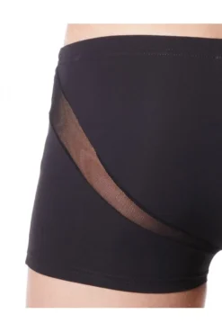 Boxer Noir Sexy Wave Fine Résille En V -L’Éveil Sensuel Soldes boxer noir sexy wave fine resille en v 2