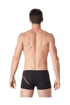 Boxer Noir Sexy Wave Fine Résille En V -L’Éveil Sensuel Soldes boxer noir sexy wave fine resille en v 4