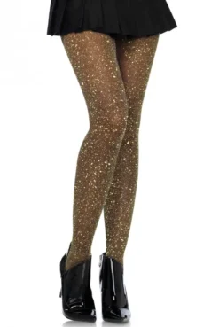 Collant Transparent Lurex