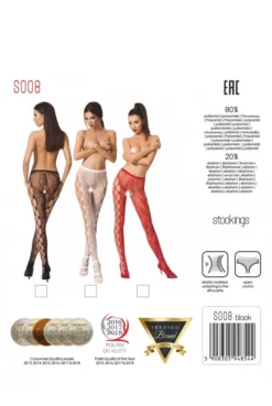 Collants Cotés Ouverts Noir Passion -L’Éveil Sensuel Soldes collants cotes ouverts noir passion 2