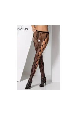 Collants Cotés Ouverts Noir Passion -L’Éveil Sensuel Soldes collants cotes ouverts noir passion 4
