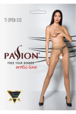 Collants Ouverts 20 Deniers Beige Passion 5 Collants Ouverts 20 Deniers Beige Passion -L’Éveil Sensuel Soldes collants ouverts 20 deniers beige passion 2