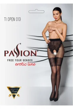 Collants Ouverts Effet Culotte Ouverte Grandes Jarretières Noires -L’Éveil Sensuel Soldes collants ouverts effet culotte ouverte grandes jarretieres noires 2