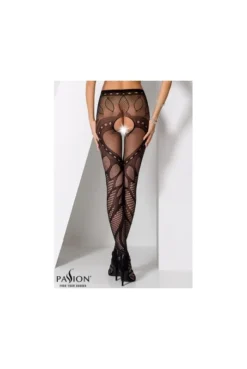 Collants Ouverts Fashion Tatouage Noir Passion -L’Éveil Sensuel Soldes collants ouverts fashion tatouage noir passion 5