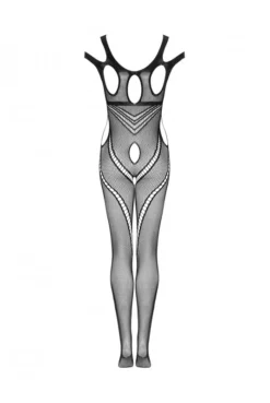 Combi Bodystocking Intégrale Ajourée Noir -L’Éveil Sensuel Soldes combi bodystocking integrale ajouree noir 3