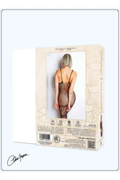 Combi BodyStocking Motifs Buste Et Jarretière -L’Éveil Sensuel Soldes combi bodystocking motifs buste et jarretiere 5