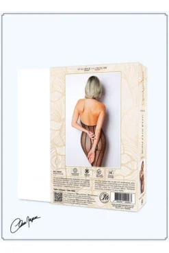 Combi BodyStocking Ouverte Résille Seins Nus -L’Éveil Sensuel Soldes combi bodystocking ouverte resille seins nus 5