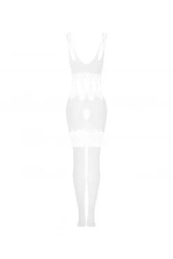 Combi Bodystocking Ouverte Sexy Blanche -L’Éveil Sensuel Soldes combi bodystocking ouverte sexy blanche 5