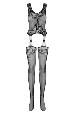 Combinaison BodyStocking Sexy Chic Jarretelles -L’Éveil Sensuel Soldes combinaison bodystocking sexy chic jarretelles 2