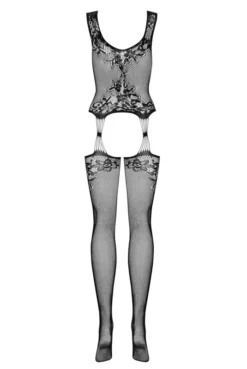 Combinaison BodyStocking Sexy Chic Jarretelles -L’Éveil Sensuel Soldes combinaison bodystocking sexy chic jarretelles 3