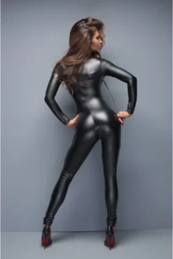 Combinaison Fetish Intégrale Et Laisse -L’Éveil Sensuel Soldes combinaison fetish integrale et laisse 2