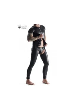 Combinaison Homme Ouverte Wetlook -L’Éveil Sensuel Soldes combinaison homme ouverte wetlook 2