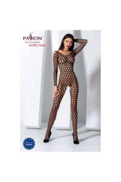 Combinaison Ouverte Grand Résille Filet Noire