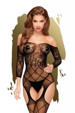 Combinaison Top Notch Bodystocking Noir