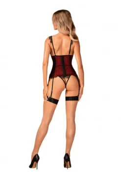 Corset Denissa String Ouvert -L’Éveil Sensuel Soldes corset denissa string ouvert 5