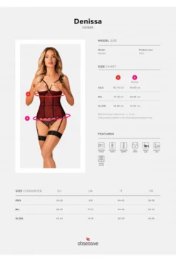 Corset Denissa String Ouvert -L’Éveil Sensuel Soldes corset denissa string ouvert 6