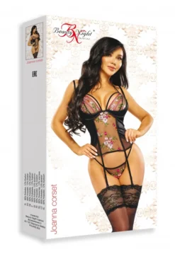 Corset Floral Joanna Sexy Chic -L’Éveil Sensuel Soldes corset floral joanna sexy chic 5