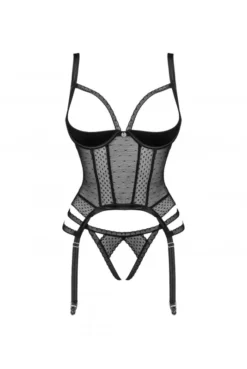 Corset Seins Nus Et String Ouvert Lanelia -L’Éveil Sensuel Soldes corset seins nus et string ouvert lanelia 2