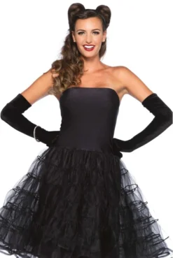 Costume Robe Swing Rockabilly Noire Ou Rouge -L’Éveil Sensuel Soldes costume robe swing rockabilly noire ou rouge 2