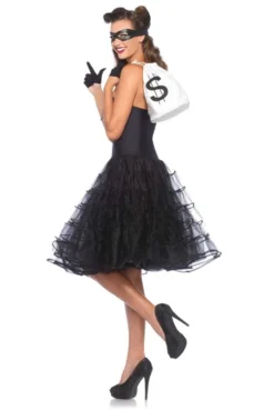 Costume Robe Swing Rockabilly Noire Ou Rouge -L’Éveil Sensuel Soldes costume robe swing rockabilly noire ou rouge 3