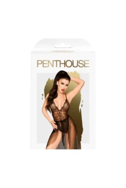 Ensemble Body Et Paréo Transparent Sexy Noir -L’Éveil Sensuel Soldes ensemble body et pareo transparent sexy noir 2