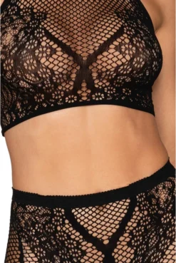 Ensemble Brassière Collants Effet Porte Jarretelles Bas -L’Éveil Sensuel Soldes ensemble brassiere collants effet porte jarretelles bas 2
