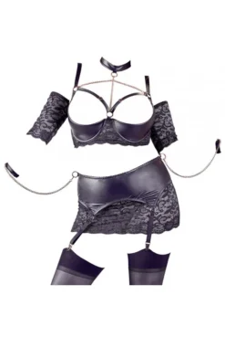 Ensemble Fetish Grande Taille Soutien Gorge Armatures Porte Jarretelles -L’Éveil Sensuel Soldes ensemble fetish grande taille soutien gorge armatures porte jarretelles 2