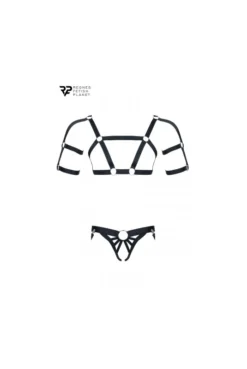 Ensemble Fetish Homme Harnais Et Jockstrap Ouvert -L’Éveil Sensuel Soldes ensemble fetish homme harnais et jockstrap ouvert 2