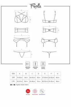 Ensemble Frivolla Porte Jarretelles 4 Pièces -L’Éveil Sensuel Soldes ensemble frivolla porte jarretelles 4 pieces 4