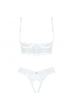Ensemble Ouvert Heavenlly Blanc -L’Éveil Sensuel Soldes ensemble ouvert heavenlly blanc 6