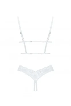 Ensemble Ouvert Heavenlly Blanc -L’Éveil Sensuel Soldes ensemble ouvert heavenlly blanc 7