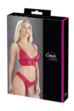 Ensemble Rouge Dentelle 2 Pièces -L’Éveil Sensuel Soldes ensemble rouge dentelle 2 pieces 3