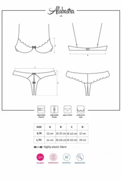 Ensemble Seins Nus Et String Ouvert Alabastra Obsessive -L’Éveil Sensuel Soldes ensemble seins nus et string ouvert alabastra obsessive 4