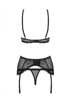 Ensemble Sexy Fetish Basitta 3 Pièces -L’Éveil Sensuel Soldes ensemble sexy fetish basitta 3 pieces 3