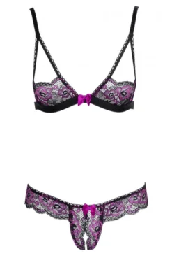 Ensemble Sexy Soutien Gorge Dentelle Bicolore Et Culotte Ouverte 7 Ensemble Sexy Soutien Gorge Dentelle Bicolore Et Culotte Ouverte -L’Éveil Sensuel Soldes ensemble sexy soutien gorge dentelle bicolore et culotte ouverte 2