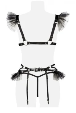 Ensemble Simili Cuir Sexy Fetish Chic 4 Pièces 10 Ensemble Simili Cuir Sexy Fetish Chic 4 Pièces -L’Éveil Sensuel Soldes ensemble simili cuir sexy fetish chic 4 pieces 4