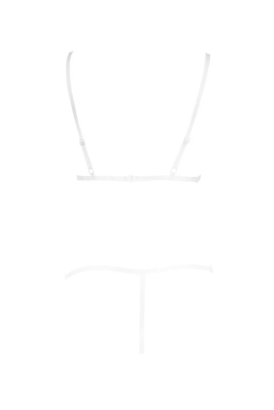 Ensemble Soutien Gorge Dentelle String Bretelles Transparente 4 Ensemble Soutien Gorge Dentelle String Bretelles Transparente – Image 4