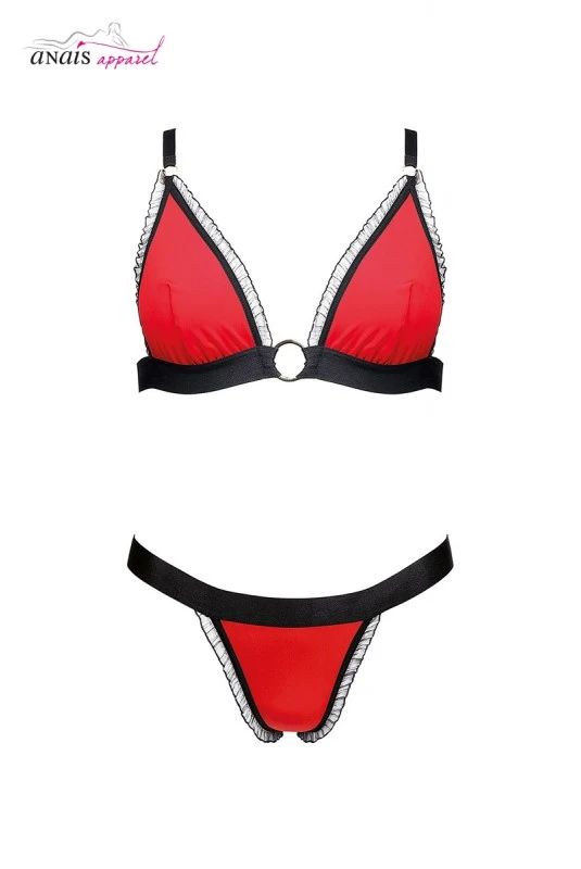 Ensemble String Bikini Rouge Christine 3 Ensemble String Bikini Rouge Christine – Image 3