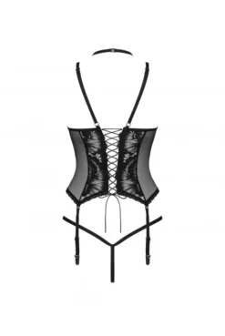 Guêpière Alessya Et Son String Noir -L’Éveil Sensuel Soldes guepiere alessya et son string noir 3