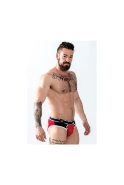 Jock Brief Urban SoMa Rouge MisterB -L’Éveil Sensuel Soldes jock brief urban soma rouge misterb 2