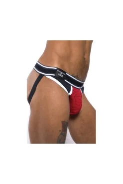 Jockstrap URBAN Mission Rouge MisterB -L’Éveil Sensuel Soldes jockstrap urban mission rouge misterb 3