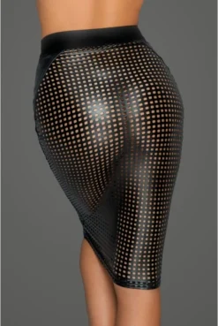 Jupe Fetish Wetlook Ajourée 8 Jupe Fetish Wetlook Ajourée -L’Éveil Sensuel Soldes jupe fetish wetlook ajouree 3